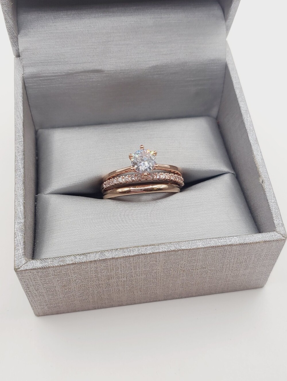 NEW Rose Gold 1 Carat Solitaire Engagement Ring - Picture 8 of 8